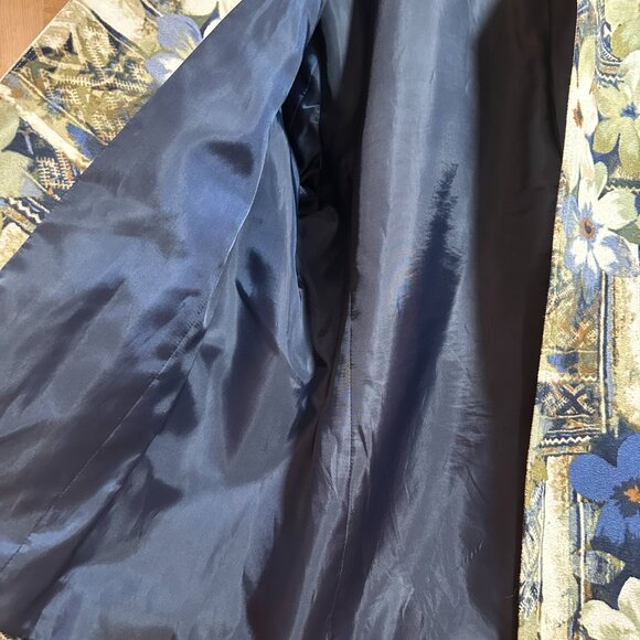 Alfred Dunner Floral Open Front Jacket Size 16 EUC - Picture 5 of 9